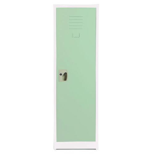 Image of AdirOffice ADI62901MGRN Steel Storage Locker, 1 Compartment, 15 x 15 x 48, Misty Green