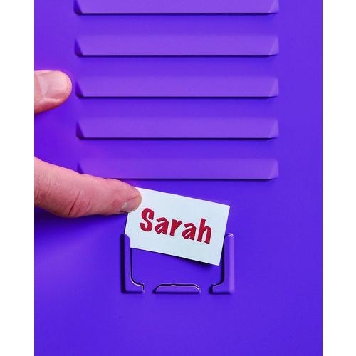 Image of AdirOffice ADI62901PUR Steel Storage Locker, 1 Compartment, 15 x 15 x 48, Purple