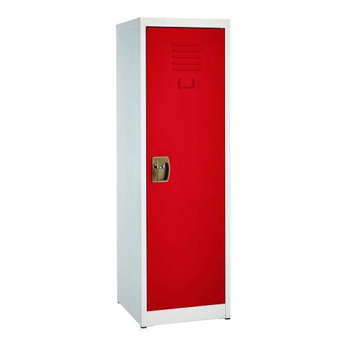Image of AdirOffice ADI62901REDPKG1 Steel Storage Locker, 1 Compartment, 15 x 15 x 48, Red