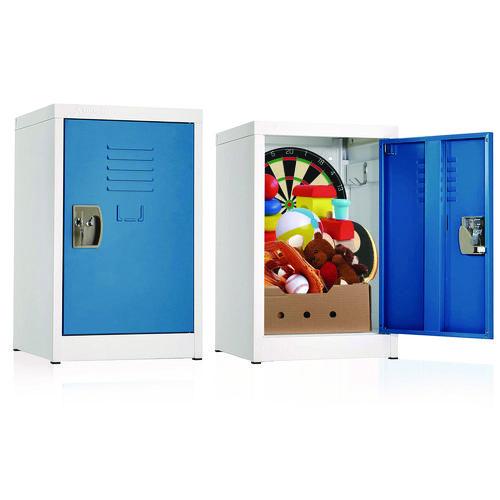 Image of AdirOffice ADI62902BLUPKG1 Steel Storage Locker, 1 Compartment, 15 x 15 x 24, Blue