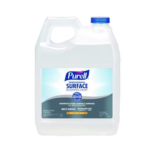 Image of PURELL® 4342-04 Professional Surface Disinfectant, Fresh Citrus, 1 Gal Bottle