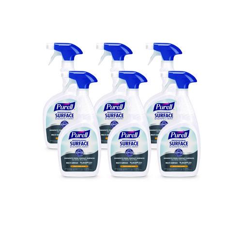 Image of PURELL® 3342-06 Professional Surface Disinfectant, Fresh Citrus, 32 oz Spray Bottle, 6/Carton