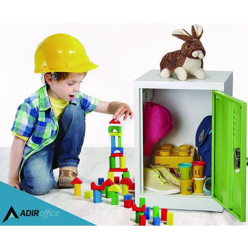 Image of AdirOffice ADI62902GRNMK Steel Storage Locker, 1 Compartment, 15 x 15 x 24, Green