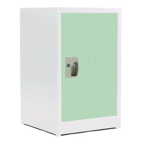 Image of AdirOffice ADI62902MGRN Steel Storage Locker, 1 Compartment, 15 x 15 x 24, Misty Green