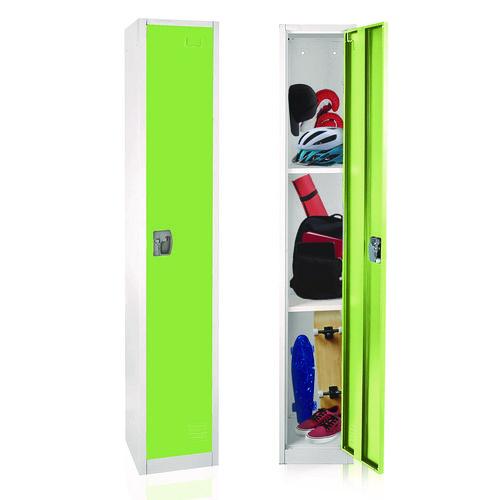 Image of AdirOffice ADI629201GRNMK Steel Storage Locker, 1 Compartment, 12 x 12 x 72, Green
