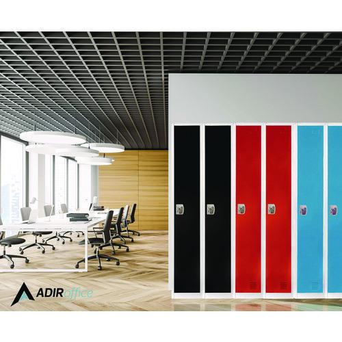 Image of AdirOffice ADI629201GRNMK Steel Storage Locker, 1 Compartment, 12 x 12 x 72, Green