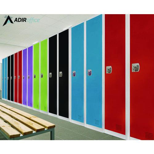 Image of AdirOffice ADI629201GRNMK Steel Storage Locker, 1 Compartment, 12 x 12 x 72, Green