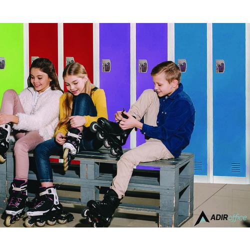 Image of AdirOffice ADI629201GRNMK Steel Storage Locker, 1 Compartment, 12 x 12 x 72, Green