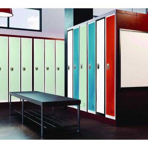 Image of AdirOffice ADI629201MGRN Steel Storage Locker, 1 Compartment, 12 x 12 x 72, Misty Green