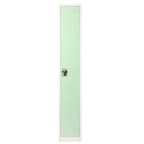 Image of AdirOffice ADI629201MGRN Steel Storage Locker, 1 Compartment, 12 x 12 x 72, Misty Green