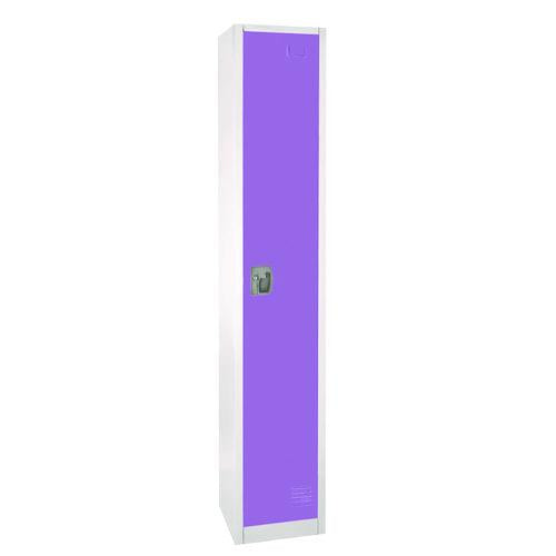 Image of AdirOffice ADI629201PURPKG1 Steel Storage Locker, 1 Compartment, 12 x 12 x 72, Purple