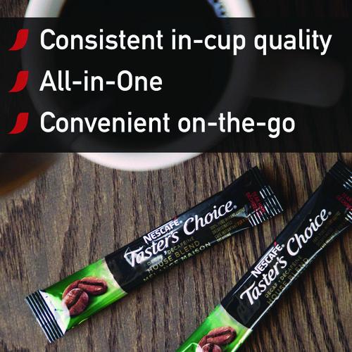 Image of Nescafe® 11005994 Taster's Choice Stick Pack, Decaf, 0.06oz, 80/box, 6 Boxes/carton