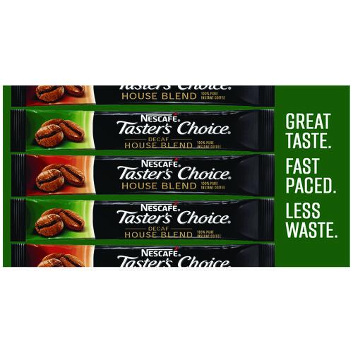 Image of Nescafe® 11005994 Taster's Choice Stick Pack, Decaf, 0.06oz, 80/box, 6 Boxes/carton