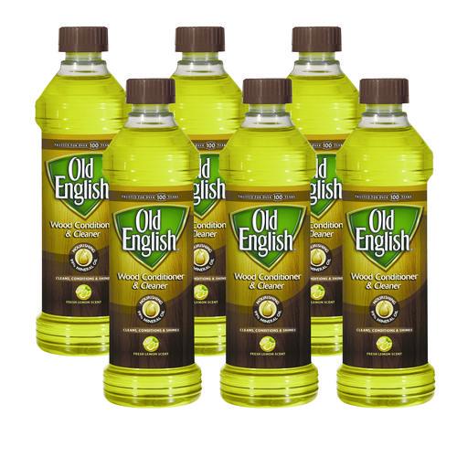 Image of OLD ENGLISH® 62338-75143 Oil, Furniture, Fresh Lemon, 16 oz Bottle, 6/Carton