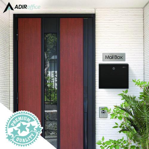 Image of AdirOffice ADI63103BLKMK Large Size Steel Multi-Purpose Secure Drop Box, 12 x 3 x 10, Black