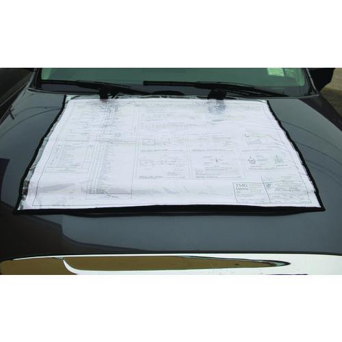 Image of AdirOffice ADIPS3648MK Large Document Protection Blueprint Plan Holder, Holds ARCH E (36" x 48"), Clear