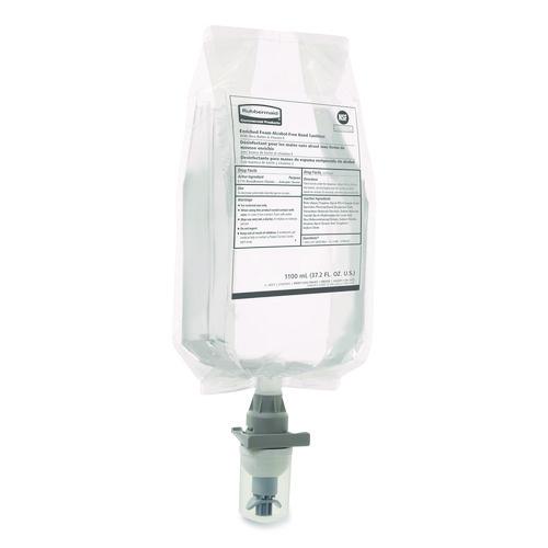 Image of Rubbermaid® Commercial 2147027 Auto Foam Refill Antibacterial Hand Soap, Fragrance-Free, 1,100 mL, 4/Carton