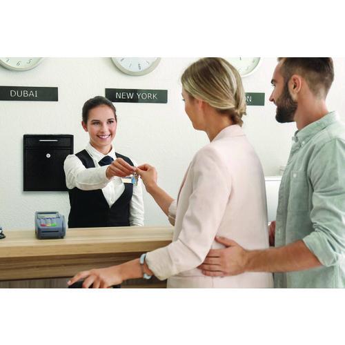 Image of AdirOffice ADI63105BLKMK Medium Ultimate Wall Mounted Mail Box, 10.4 x 4.5 x 12, Black