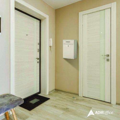 Image of AdirOffice ADI63104WH-MK Large Ultimate Secure Drop Box Wall Mounted Mail Box, 11.2 x 4.7 x 16.2, White