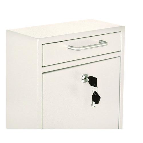 Image of AdirOffice ADI63105WHIMK Medium Ultimate Wall Mounted Mail Box, 10.4 x 4.5 x 12, White