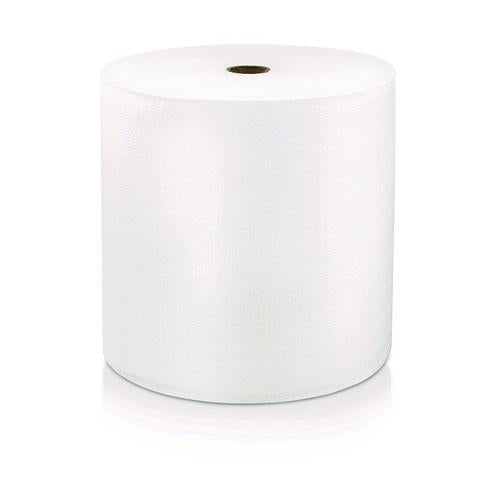 Image of LoCor® 46904 Hard Wound Roll Towel, TAD, 1-Ply, 7" x 1,200 ft, White, 6 Rolls/Carton