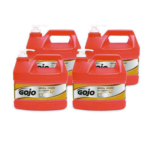 Image of GOJO® 0945-04 NATURAL ORANGE Smooth Hand Cleaner, Citrus Scent, 1 gal, 4/Carton
