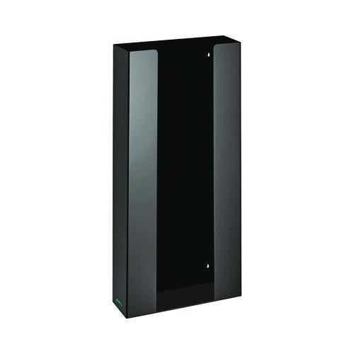 Image of AdirMed ADI90204BLKMK Acrylic Glove Dispenser, Quad Box Capacity, 10.2 x 3.5 x 21.1, Black