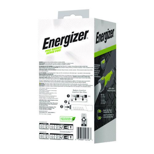 Image of Energizer® ENYPHH21 Pro Series Hybrid Handheld, Rechargeable Lithium Ion Battery/2 AA Batteries (Included), Gray/Green