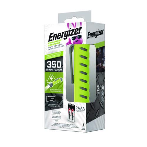 Image of Energizer® ENYPHH22 Pro Series Inspection Light, Rechargeable Lithium Ion Battery/2 AAA Batteries (Included), Gray/Green