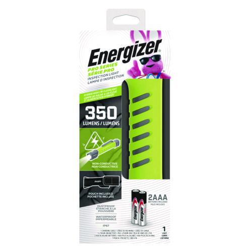 Image of Energizer® ENYPHH22 Pro Series Inspection Light, Rechargeable Lithium Ion Battery/2 AAA Batteries (Included), Gray/Green