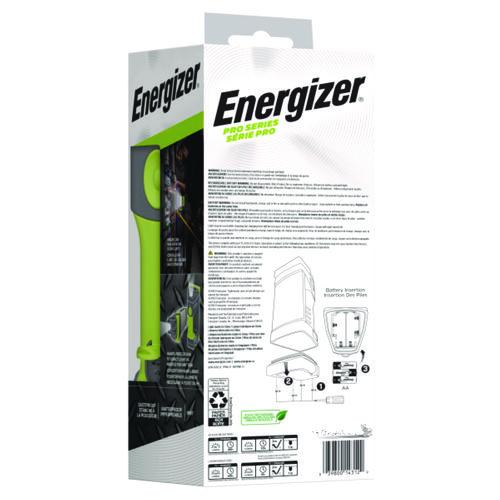 Image of Energizer® ENYPWL31 Pro Series Work Light, Rechargeable Lithium Ion Battery/3 AA Batteries (Included), Gray/Green