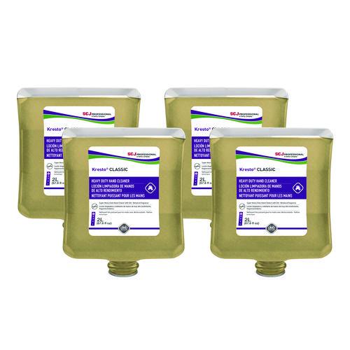 Image of SC Johnson Professional® KCL2LT Kresto Classic Heavy Duty Hand Cleaner Manual Cartridge Refill, Fougere Scent, 2 L, 4/Carton