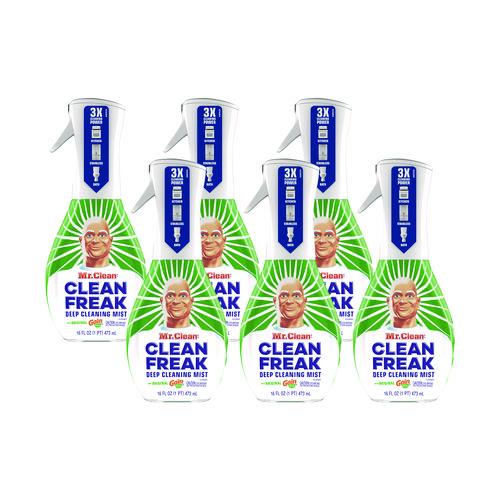 Image of Mr. Clean® 79127 Clean Freak Deep Cleaning Mist Multi-Surface Spray, Gain Original, 16 Oz Spray Bottle, 6/carton