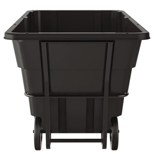 Image of Suncast Commercial® RMTTHD200 2 cu yd Heavy Duty Tilt Truck, Forkliftable Frame, 2,300 lb Capacity, Black/Red