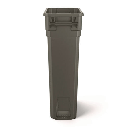 Image of Suncast Commercial® TCNH2030 23 Gallon Resin Slim Trash Can, Plastic, Gray