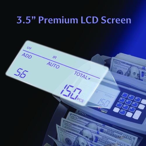 Image of Cassida 5520UVMG 5520UV/MG Cash Counter, 1,300 bills/min, 9.7" x 11.5" x 7.5", Gray