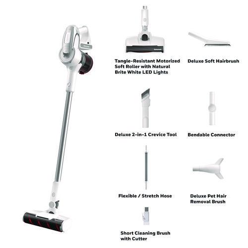 Image of Honeywell HVC10AMEWT01US Aeromax Elite VC10 Cordless Vacuum, 8.7" Cleaning Path, White