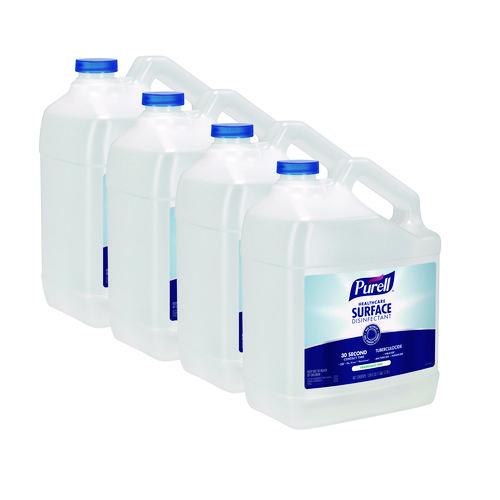 Image of PURELLÂ® Healthcare Surface Disinfectant, Fragrance Free, 128 Oz Bottle, 4/carton
