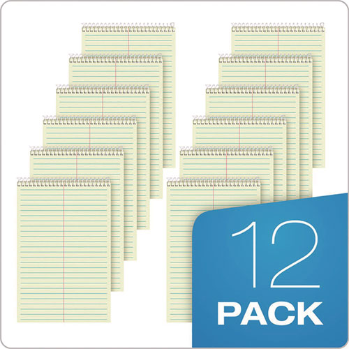 Image of TOPS 8001 Gregg Steno Pads, Gregg Rule, (60) Green-Tint 6 x 9 Sheets