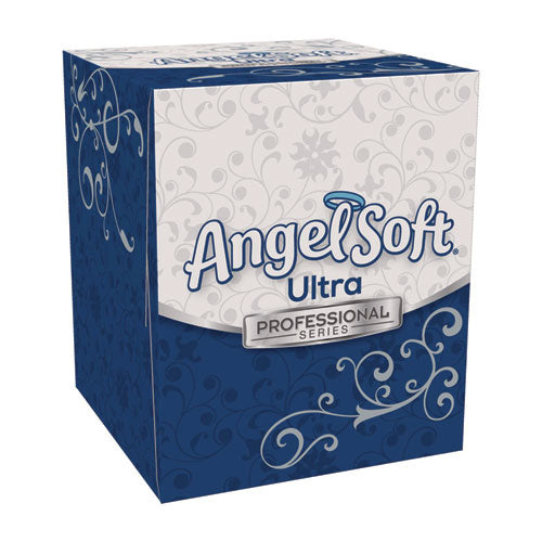 Image of Angel Soft® 49470 ps Ultra Facial Tissue, 2-Ply, White, 96 Sheets/Box, 36 Boxes/Carton