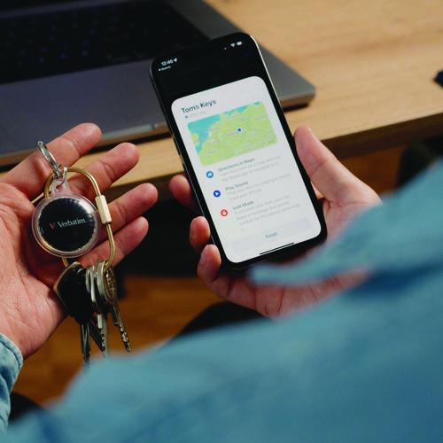 Image of Verbatim® 32133 My Finder Bluetooth Coin Tracker for Apple iOS, Black