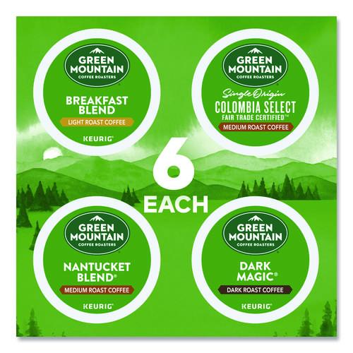 Image of Green Mountain Coffee® 5000374159 Regular Variety Pack Coffee K-Cups, Assorted Flavors, 96/Carton