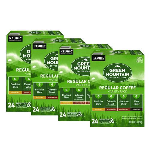 Image of Green Mountain Coffee® 5000374159 Regular Variety Pack Coffee K-Cups, Assorted Flavors, 96/Carton