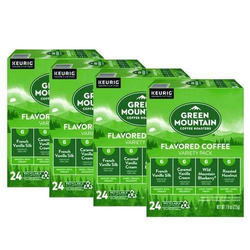 Image of Green Mountain Coffee® 5000374160 Flavored Variety Coffee K-Cups, Assorted Flavors, 96/Carton