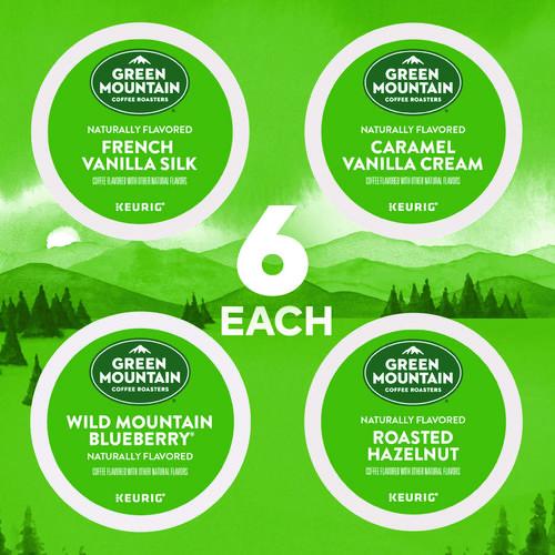 Image of Green Mountain Coffee® 5000374160 Flavored Variety Coffee K-Cups, Assorted Flavors, 96/Carton