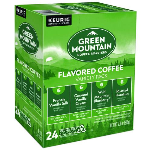 Image of Green Mountain Coffee® 5000374160 Flavored Variety Coffee K-Cups, Assorted Flavors, 96/Carton