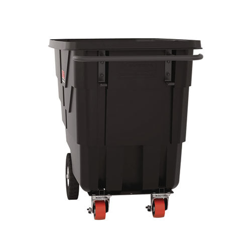 Image of Suncast Commercial® RMTTLD504F1D 0.5 cu yd Light Duty Tilt Truck, 850 lb Capacity, Black