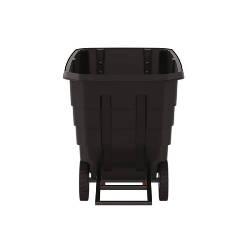 Image of Suncast Commercial® RMTTLD504F1D 0.5 cu yd Light Duty Tilt Truck, 850 lb Capacity, Black