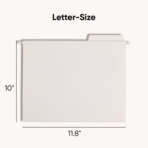 Image of Smead FasTab Hanging Folders, Letter Size, 1/3-Cut Tabs, White, 20/Box
