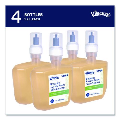 Image of Kleenex® 52788 Botanics Luxury Foam Skin Cleanser, Fresh Scent, 1,200 mL Refill, 4/Carton